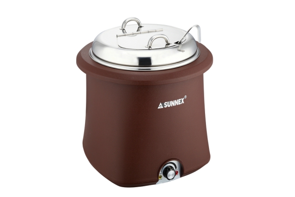 Двуцветен електрически нагревател за супа SUNNEX GALENA 10L